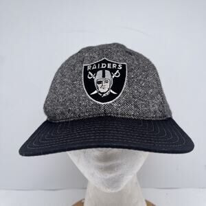 Vintage Oakland Raiders New Era Pro Model SnapBack Wool Blend 70s USA Made RARE